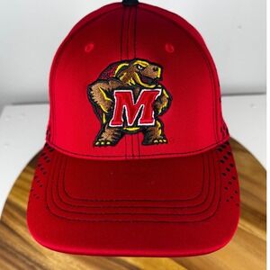 Top of the World Maryland Terrapins Red‎ Flex Fit Hat Cap Mens